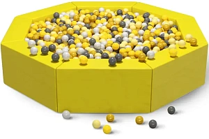 Сухой бассейн восьмигранник «Желтый»