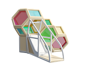 Детский игровой лабиринт 3D-соты Фото 2