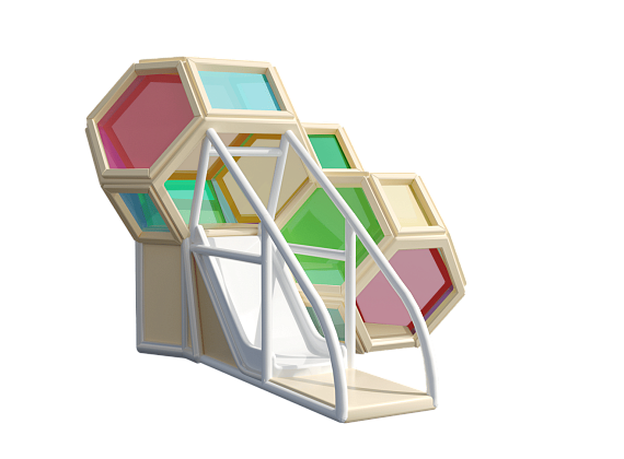 Детский игровой лабиринт 3D-соты Фото 2