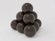 Шоколадные шарики для сухого бассейна