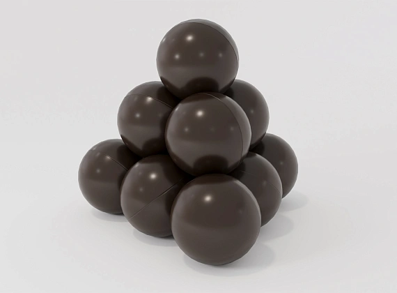 Шоколадные шарики для сухого бассейна