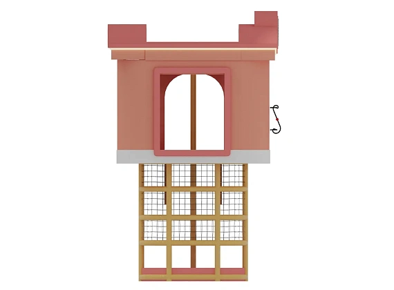 Вязаный улей «Дом с часами» Фото 3