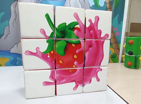 Набор кубиков «НЛО» с аппликацией Фото 5