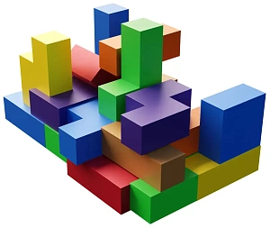 Мягкий модуль «Тетрис»