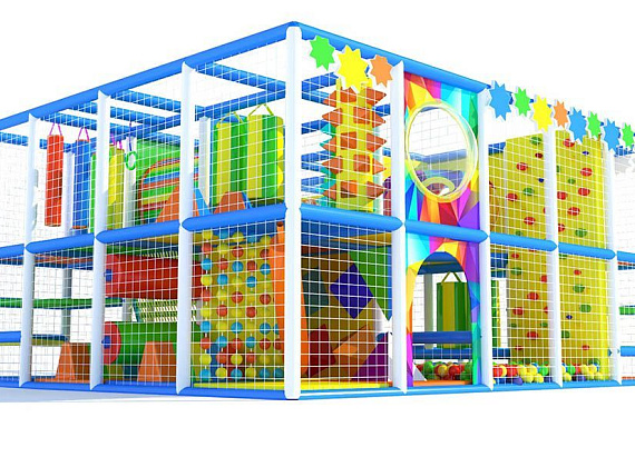 Детский игровой лабиринт Яркий мир