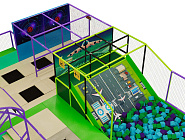 Батутный комплекс 300 м2 Sky zone Фото 2