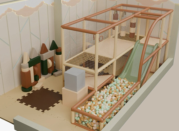 Детский игровой лабиринт Песчаный