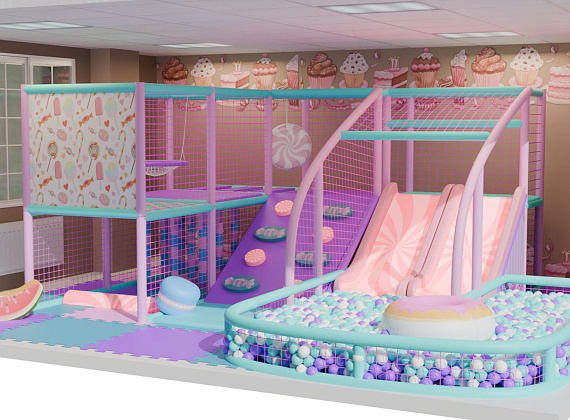 Детский игровой лабиринт Конфетка 2 Фото 1