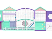 Детский игровой лабиринт «Сахарная Планета» Фото 1