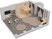 Детский игровой лабиринт для ЖК «Кубус»