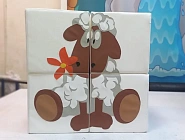 Набор кубиков «Собери рисунок» с аппликацией Фото 14