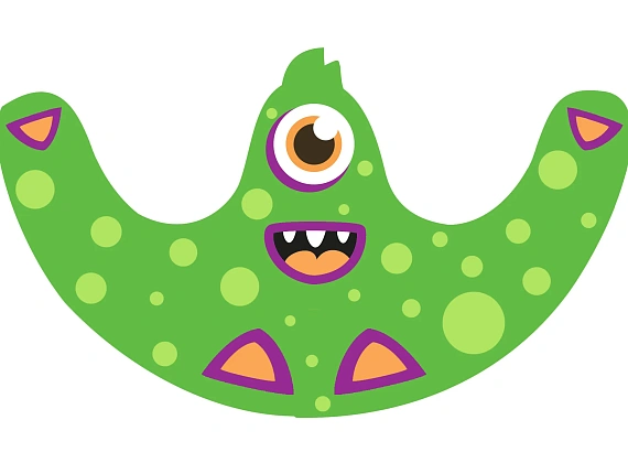 Мягкая качалка «Монстрик» Фото 1