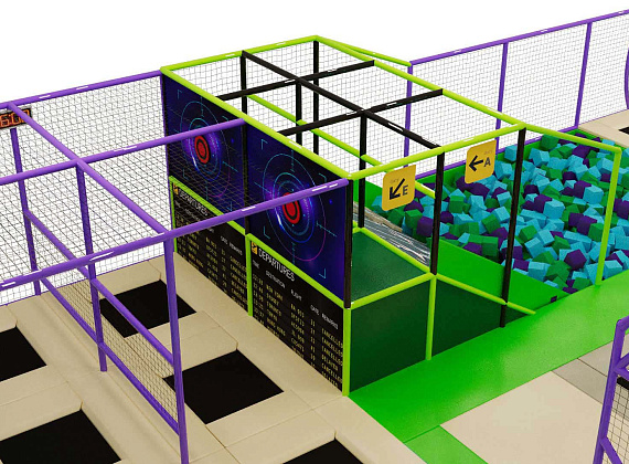 Батутный комплекс 300 м2 Sky zone Фото 3