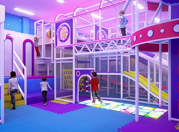 Детский игровой лабиринт «Pink Galaxy» Фото 2