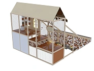 Детский игровой лабиринт для кафе «Пряничный домик» Фото 3