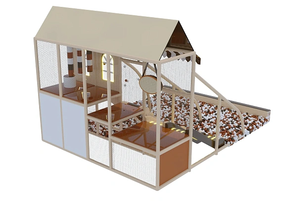 Детский игровой лабиринт для кафе «Пряничный домик» Фото 3