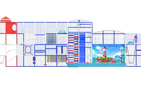 Детский игровой лабиринт «Кораллик» Фото 5