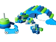 Комплект мягких модулей для детского центра «Скай-Сити»