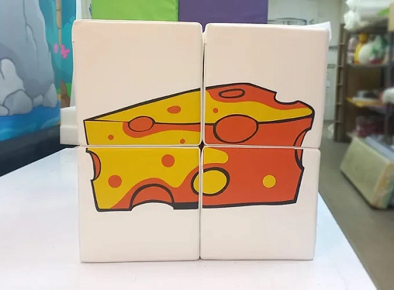 Набор кубиков «Собери рисунок» с аппликацией Фото 15