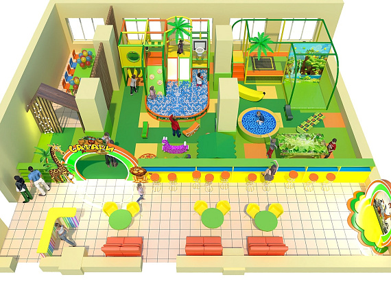 Детская игровая комната Сафари Фото 1