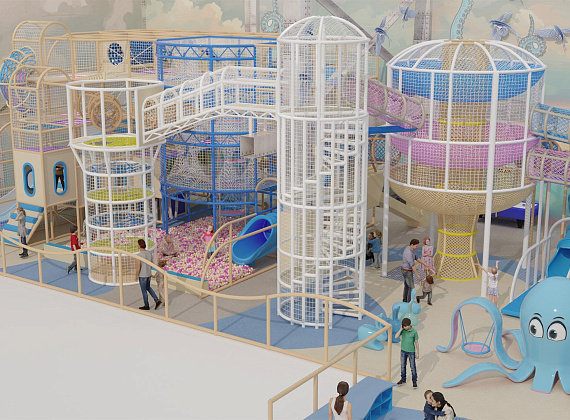 Детский игровой центр 350 м2 "Царство осьминога" Фото 3