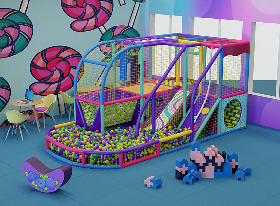 Детский игровой лабиринт Черника