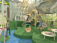 Детский центр в эко-стиле  500 м2 "Лесная деревня" Фото 2