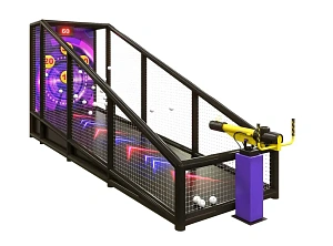 Интерактивная панель с воздушными пушками «Неон»