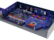 Батутный центр 135 м2 «Индиго»