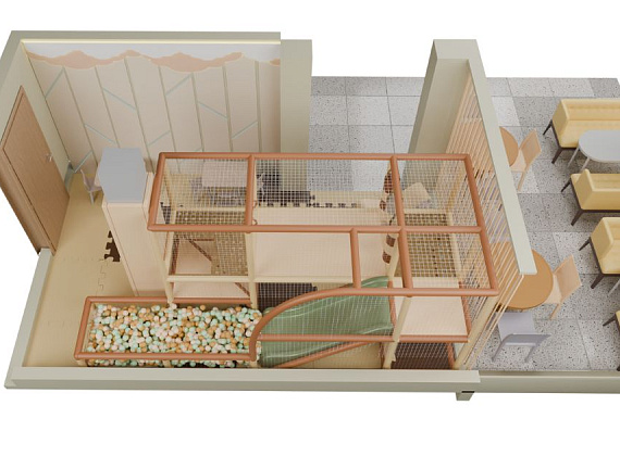 Детский игровой лабиринт Песчаный Фото 5