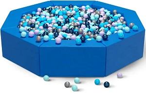 Сухой бассейн восьмигранник «Голубой»