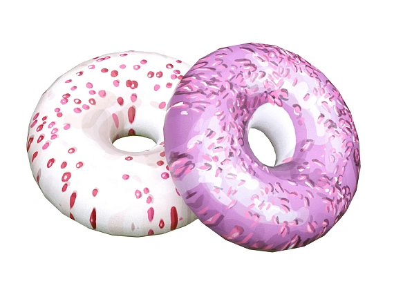 Мягкий пуфик «Пончики»