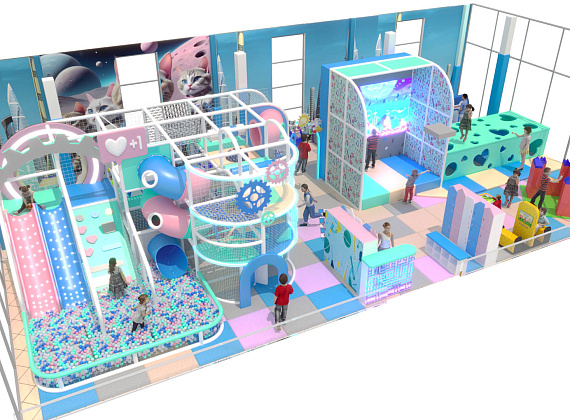 Детская игровая комната "Лаборатория" 140 м2 Фото 2