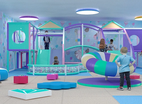 Детская игровая комната «Сахарная планета» Фото 2