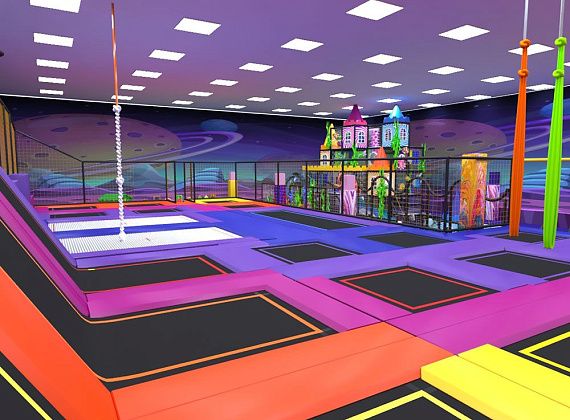 Батутный парк МЕГА Под водой Фото 4