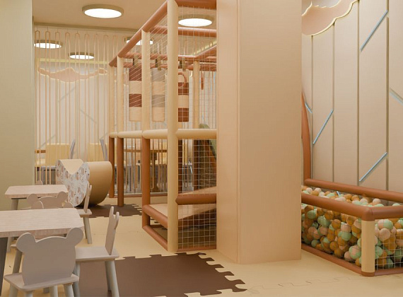 Детский игровой лабиринт Песчаный Фото 1