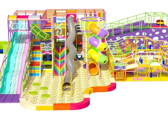 Детский игровой лабиринт «VibePark» Фото 1