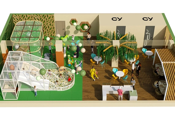 Детская игровая комната «Магический лес»