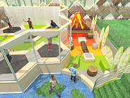 Детский центр в эко-стиле  500 м2 "Лесная деревня" Фото 6