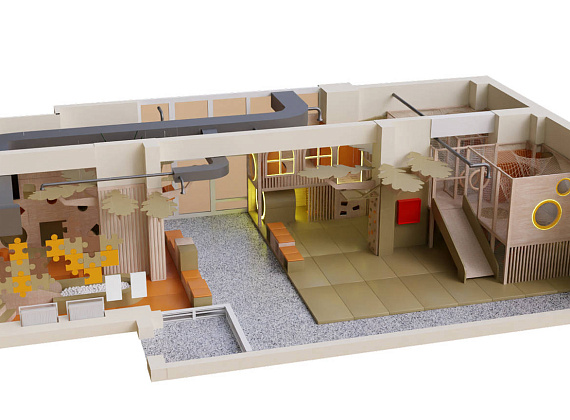 Детский игровой лабиринт для ЖК «Эко дом»