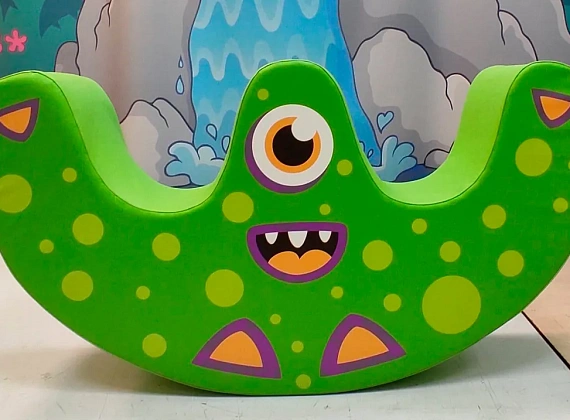 Мягкая качалка «Монстрик» Фото 2