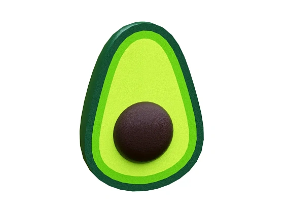 Мягкий модуль «Авокадо»