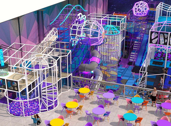 Детский игровой центр 750 м2 "Магический портал" 