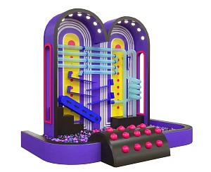 Интерактивная пневмостена «Пульс»