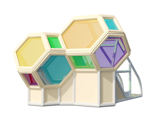 Детский игровой лабиринт 3D-соты Фото 3