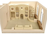 Детский игровой лабиринт для ресторана «Облака и арки»