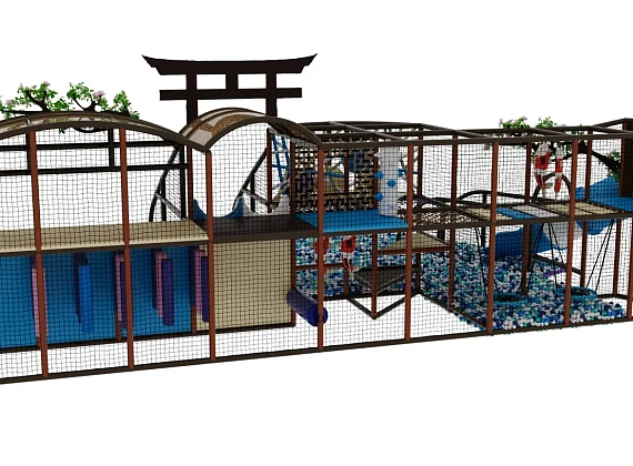 Детский игровой лабиринт «Ханами» Фото 2