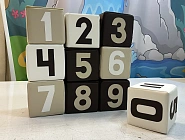 Набор кубиков Цифры, 10 деталей Фото 3