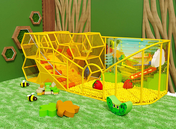 Детский игровой лабиринт Пчелкин Дом