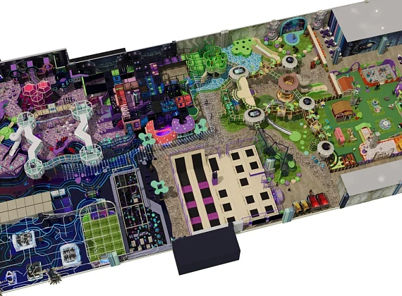 Масштабный парк «Кристаллиум» с тематическими зонами